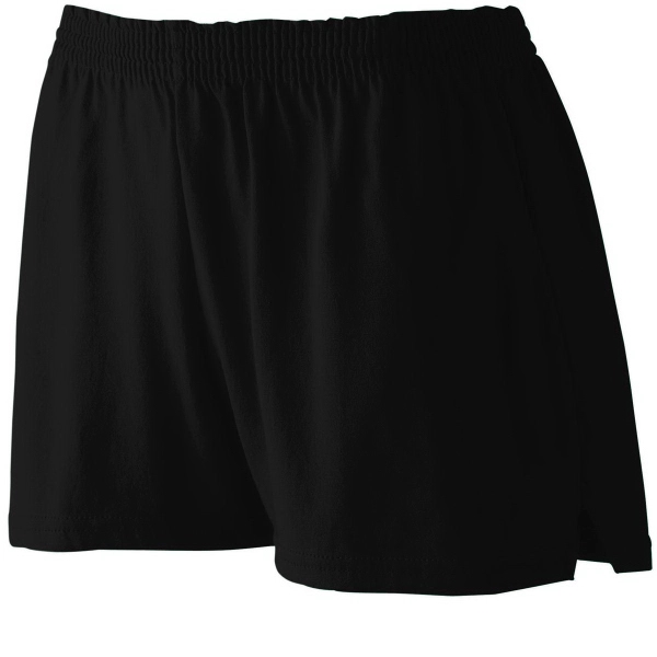 Girls shorts made from polyester and cotton jersey knit.... from ASI 37461 Augusta Sportswear