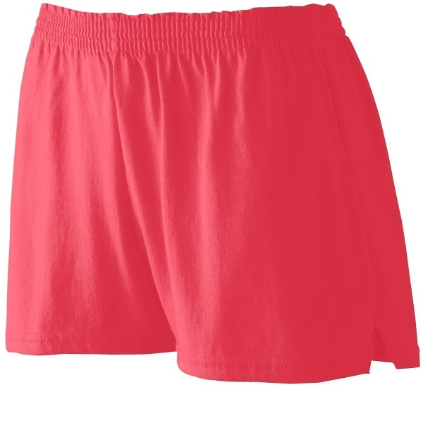 Girls shorts made from polyester and cotton jersey knit.... from ASI 37461 Augusta Sportswear