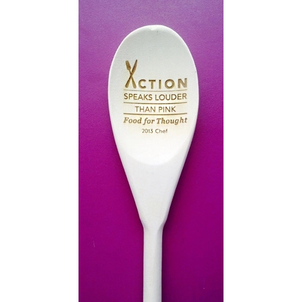 The 2 1/2" x 12" Birchwood wooden spoon is great for... from ASI 92531 Unique Custom Products / UCP