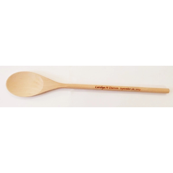 The 2 1/2" x 12" Birchwood wooden spoon is great for... from ASI 92531 Unique Custom Products / UCP