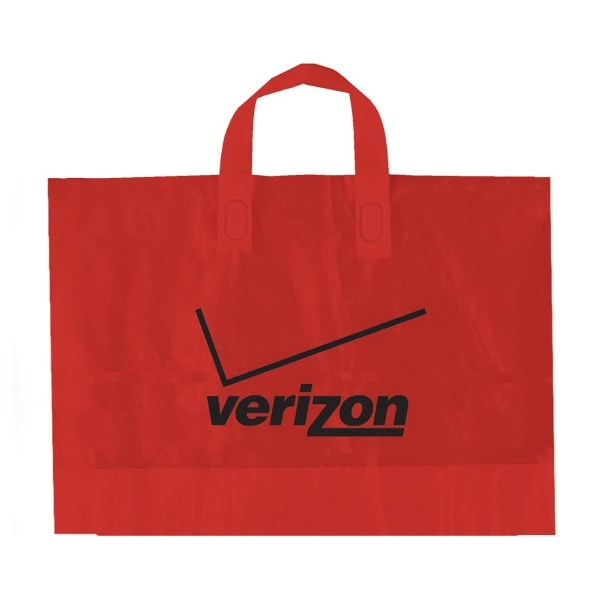 2.25 mil. high density frosted plastic bags with fused soft loop... from ASI 75731 PWS / Pacific Western Sales/Cater Line