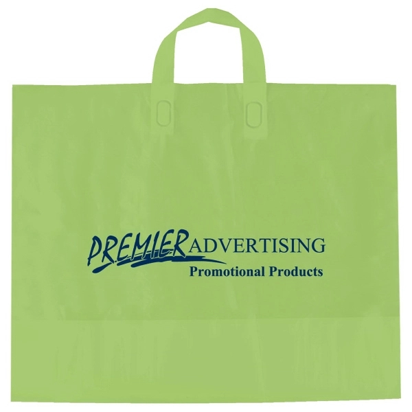 2.25 mil. high density frosted plastic bags with fused soft loop... from ASI 75731 PWS / Pacific Western Sales/Cater Line