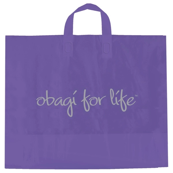 2.25 mil. high density frosted plastic bags with fused soft loop... from ASI 75731 PWS / Pacific Western Sales/Cater Line