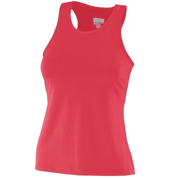 Racerback tank for ladies' that wicks moisture and is odor resistant.... from ASI 37461 Augusta Sportswear / Augusta Sportswear, Inc. d/b/a Momentec Brands