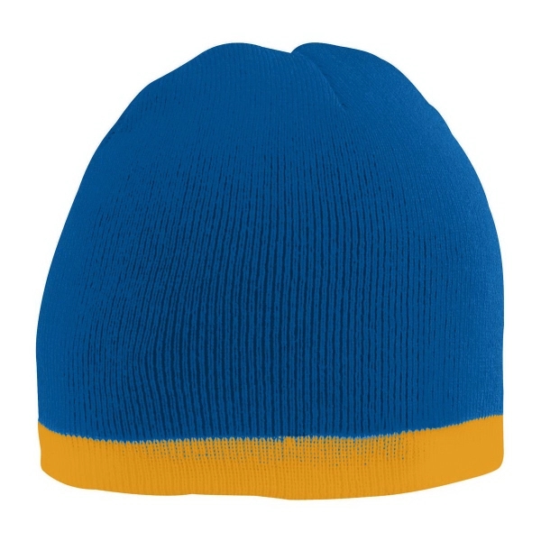 Knit beanie made from two layers of 100% acrylic knit.... from ASI 37461 Augusta Sportswear