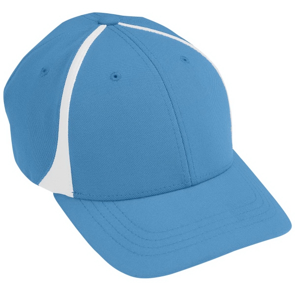 Adult six panel poly/spandex wicking stretch mesh cap... from ASI 37461 Augusta Sportswear