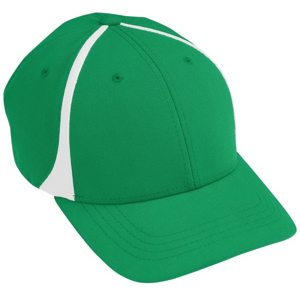 Adult six panel poly/spandex wicking stretch mesh cap... from ASI 37461 Augusta Sportswear