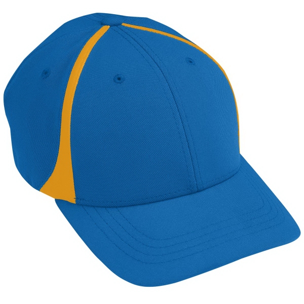 Adult six panel poly/spandex wicking stretch mesh cap... from ASI 37461 Augusta Sportswear