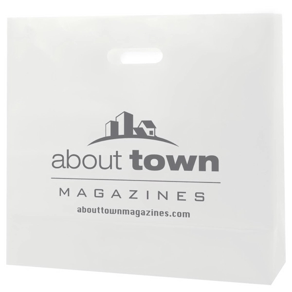 3.5 mil. high density frosted clear plastic bags with die cut... from ASI 75731 PWS / Pacific Western Sales/Cater Line