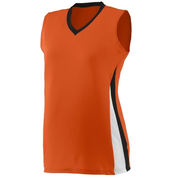 Ladies' performance jersey made from polyester and spandex pinhole mesh.... from ASI 37461 Augusta Sportswear / Augusta Sportswear, Inc. d/b/a Momentec Brands