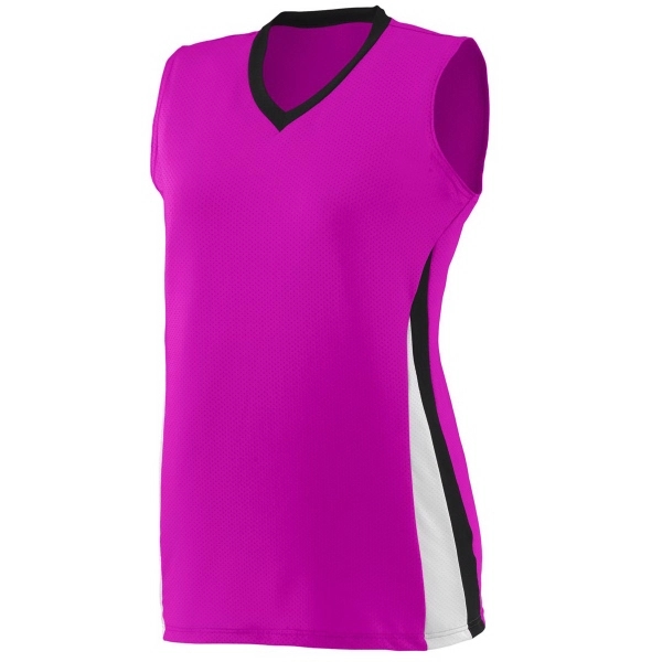 Ladies' performance jersey made from polyester and spandex pinhole mesh.... from ASI 37461 Augusta Sportswear / Augusta Sportswear, Inc. d/b/a Momentec Brands
