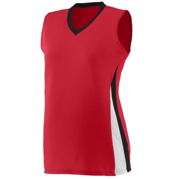 Ladies' performance jersey made from polyester and spandex pinhole mesh.... from ASI 37461 Augusta Sportswear / Augusta Sportswear, Inc. d/b/a Momentec Brands