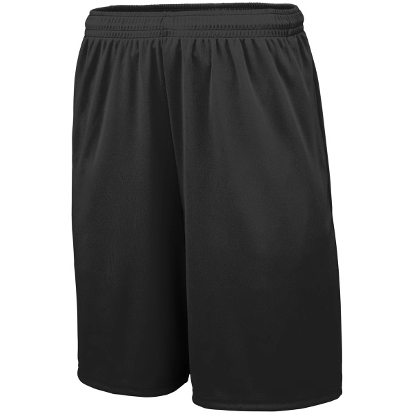 Training short for adults with side seam pockets, a 9-inch inseam,... from ASI 37461 Augusta Sportswear / Augusta Sportswear, Inc. d/b/a Momentec Brands