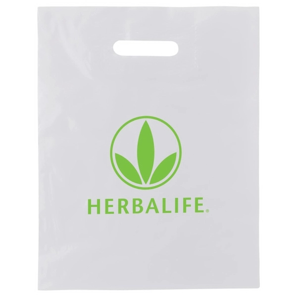 2.5 mil. low density plastic bag with reinforced die cut patch... from ASI 75731 PWS