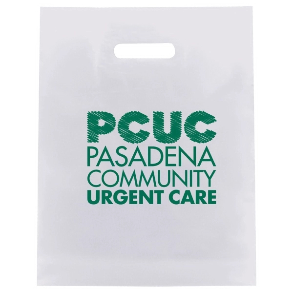 2.5 mil. low density plastic bag with reinforced die cut patch... from ASI 75731 PWS / Pacific Western Sales/Cater Line