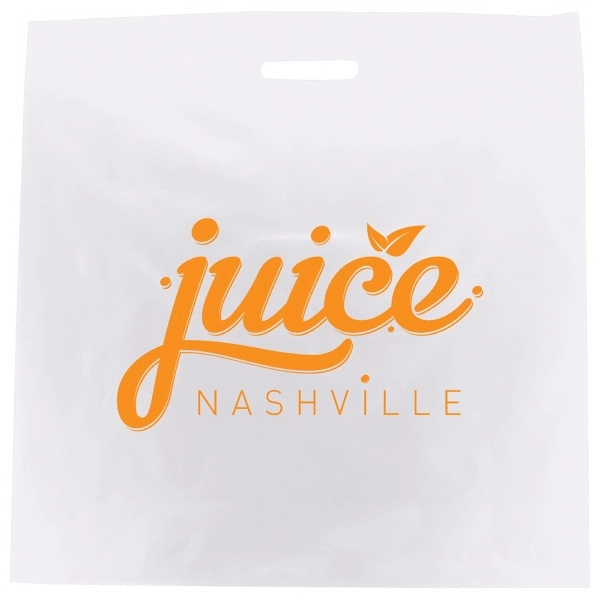 2.5 mil. low density plastic bag with reinforced die cut patch... from ASI 75731 PWS / Pacific Western Sales/Cater Line