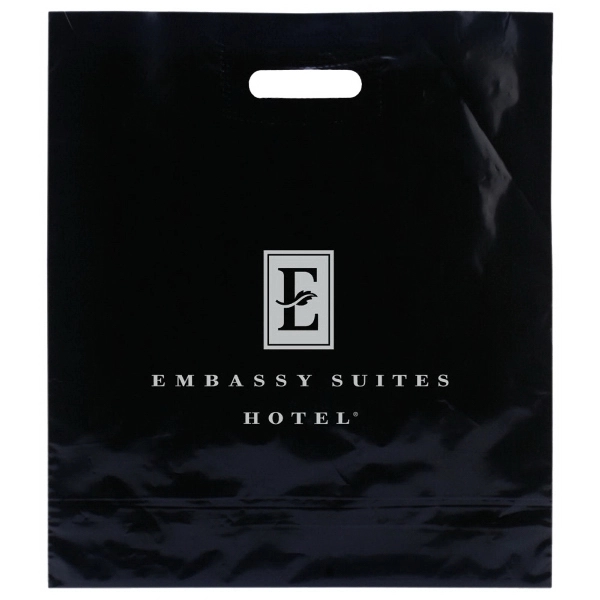 2.5 mil. low density plastic bag with reinforced die cut patch... from ASI 75731 PWS / Pacific Western Sales/Cater Line