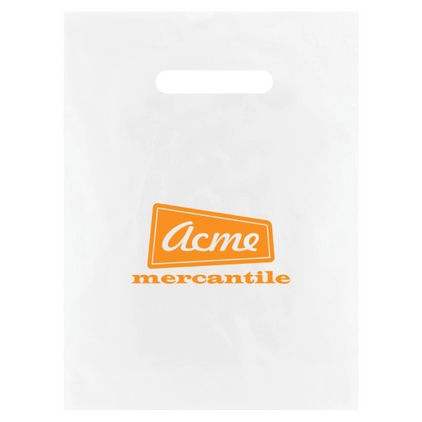 2.5 ml. high density frosted clear plastic bag with die cut... from ASI 75731 PWS / Pacific Western Sales/Cater Line