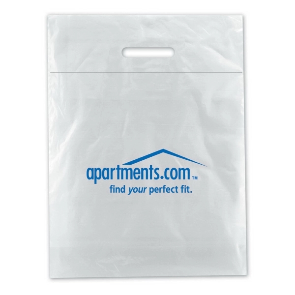 2.5 mil. low density fold-over die cut handle bags.... from ASI 75731 PWS / Pacific Western Sales/Cater Line