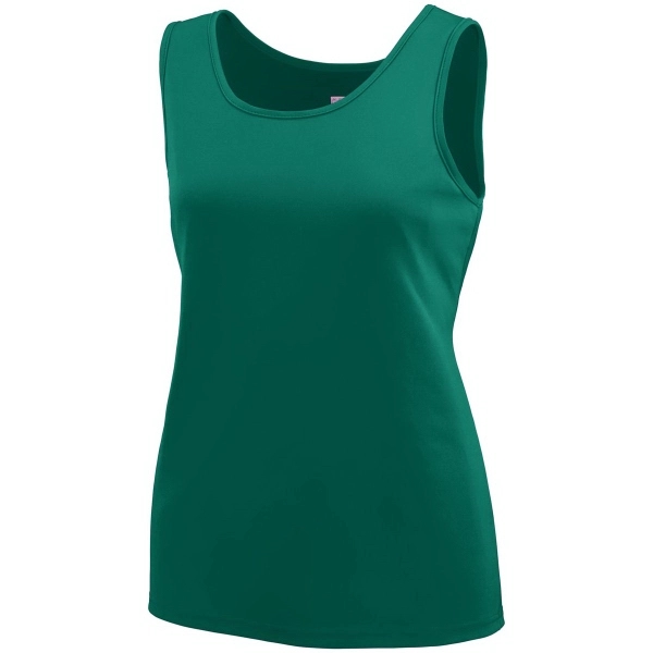 100% polyester wicking knit training tank top that's sold blank at... from ASI 37461 Augusta Sportswear