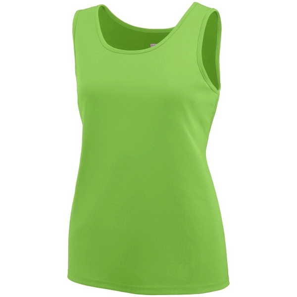 100% polyester wicking knit training tank top that's sold blank at... from ASI 37461 Augusta Sportswear