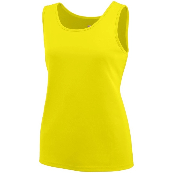 100% polyester wicking knit training tank top that's sold blank at... from ASI 37461 Augusta Sportswear