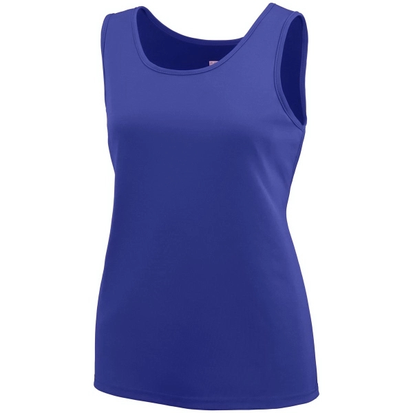 100% polyester wicking knit training tank top that's sold blank at... from ASI 37461 Augusta Sportswear
