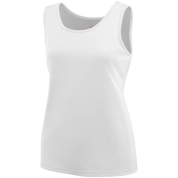 Girls training tank made from 100% polyester wicking knit.... from ASI 37461 Augusta Sportswear