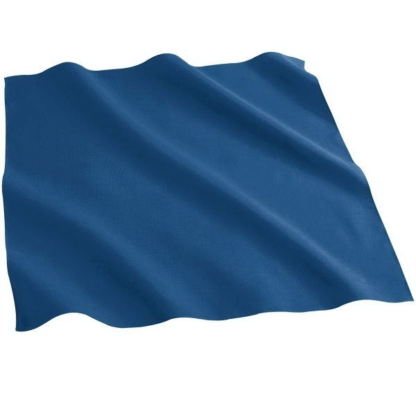 21.5" x 21.5" cotton bandanna with merrowed edges; sold blank.... from ASI 37461 Augusta Sportswear