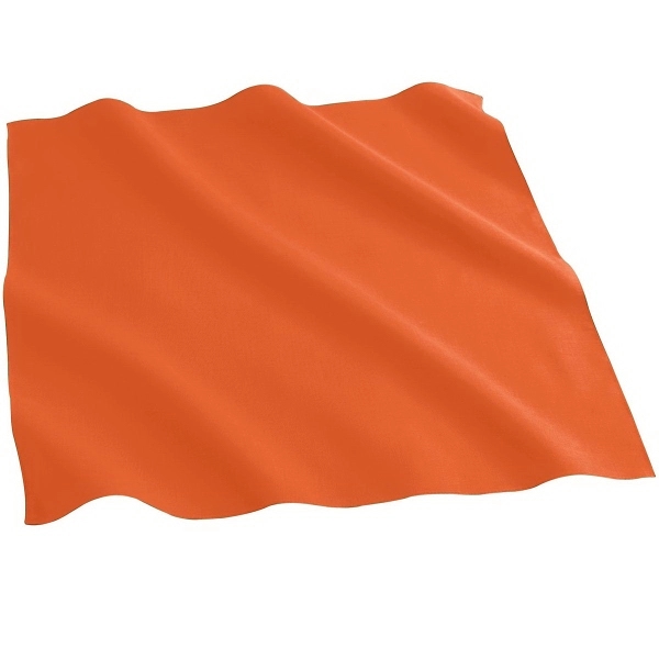 21.5" x 21.5" cotton bandanna with merrowed edges; sold blank.... from ASI 37461 Augusta Sportswear