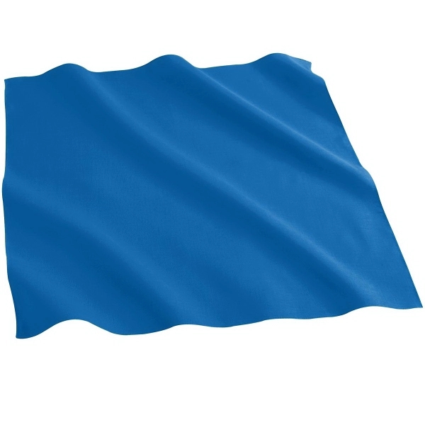21.5" x 21.5" cotton bandanna with merrowed edges; sold blank.... from ASI 37461 Augusta Sportswear