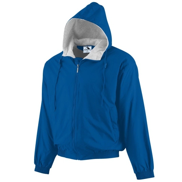 Adult hooded jacket made of 100% nylon taffeta with fleece lining... from ASI 37461 Augusta Sportswear