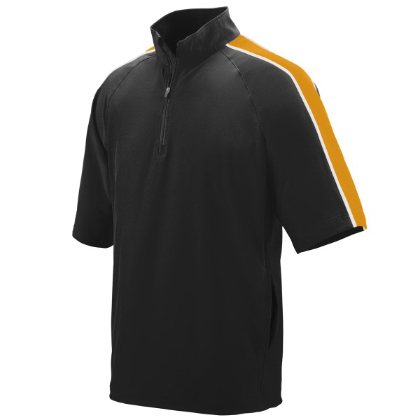 Blank, water-resistant, adult short sleeve pullover featuring contrast piping and sleeve... from ASI 37461 Augusta Sportswear