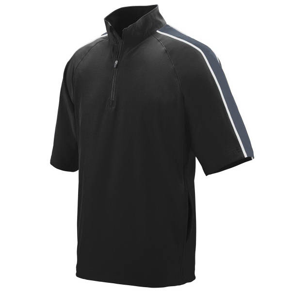 Blank, water-resistant, adult short sleeve pullover featuring contrast piping and sleeve... from ASI 37461 Augusta Sportswear