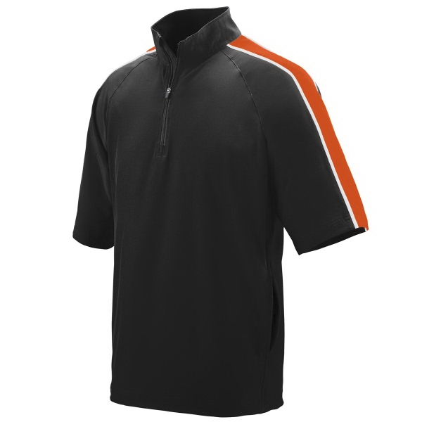 Blank, water-resistant, adult short sleeve pullover featuring contrast piping and sleeve... from ASI 37461 Augusta Sportswear
