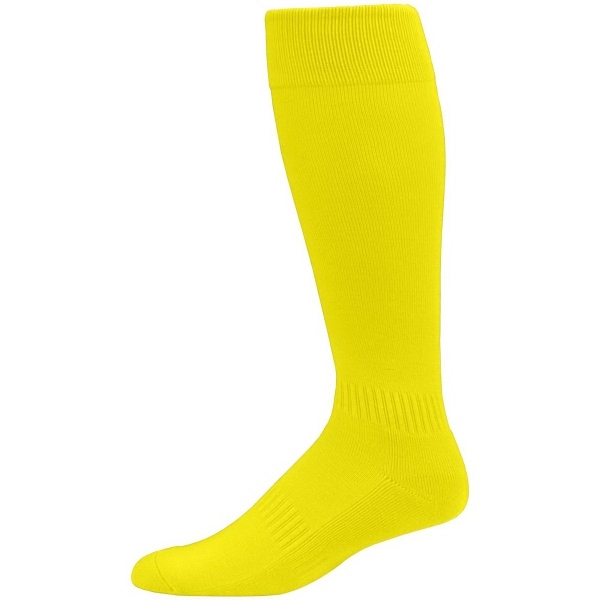 Intermediate multi-sport, knee-length sock that features heel/toe construction, arch and ankle... from ASI 37461 Augusta Sportswear