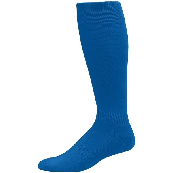 Intermediate multi-sport, knee-length sock that features heel/toe construction, arch and ankle... from ASI 37461 Augusta Sportswear