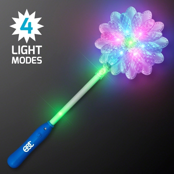 Blank or imprinted. LED Daisy Flower Light Up Wands.... from ASI 34194 ALightPromos / Alight Promotional Products