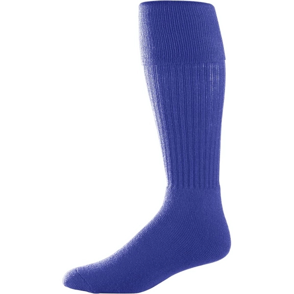Youth size, knee-length soccer tube sock with fold-down cuff and fully... from ASI 37461 Augusta Sportswear