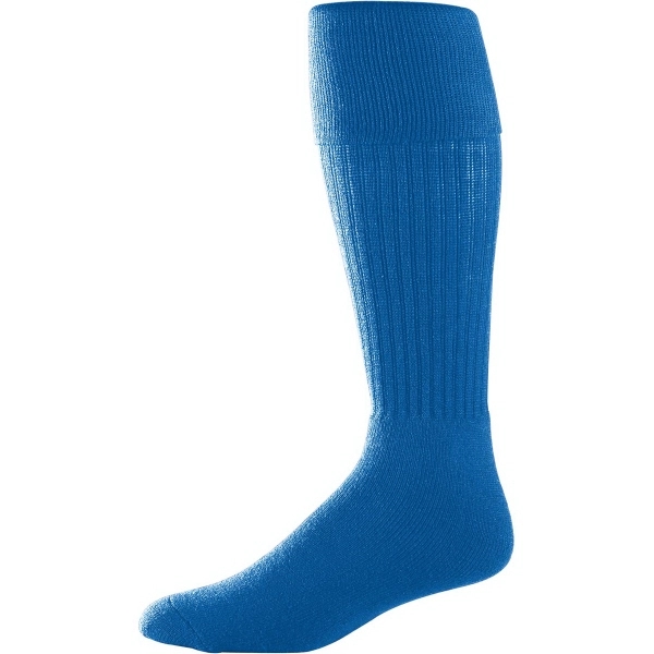 Youth size, knee-length soccer tube sock with fold-down cuff and fully... from ASI 37461 Augusta Sportswear