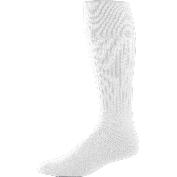 Youth size, knee-length soccer tube sock with fold-down cuff and fully... from ASI 37461 Augusta Sportswear