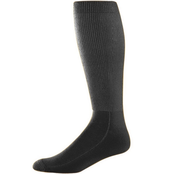Adult size, knee-length athletic tube socks with cushioned toe, sole and... from ASI 37461 Augusta Sportswear