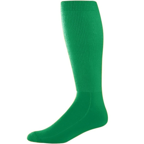 Adult size, knee-length athletic tube socks with cushioned toe, sole and... from ASI 37461 Augusta Sportswear