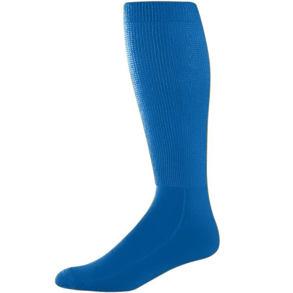 Adult size, knee-length athletic tube socks with cushioned toe, sole and... from ASI 37461 Augusta Sportswear