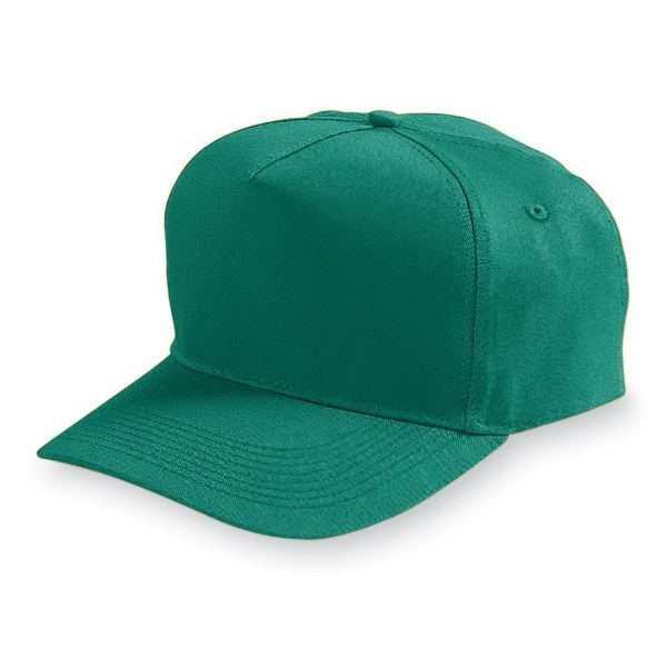 Adjustable cotton twill cap with five panels... from ASI 37461 Augusta Sportswear