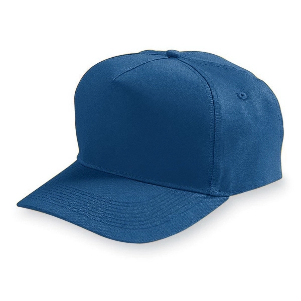 Adjustable cotton twill cap with five panels... from ASI 37461 Augusta Sportswear