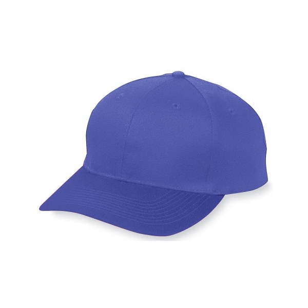 Adult six-panel cotton twill low-profile cap with pre-curved bill... from ASI 37461 Augusta Sportswear