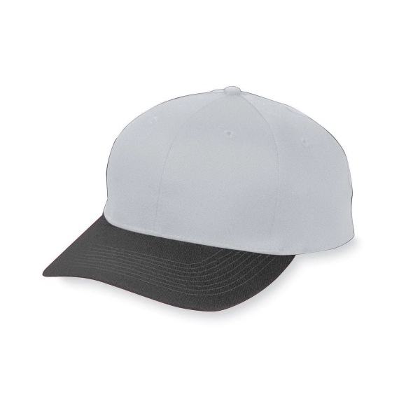 Adult six-panel cotton twill low-profile cap with pre-curved bill... from ASI 37461 Augusta Sportswear