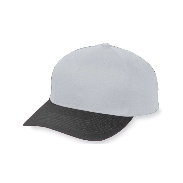 Youth six panel cotton twill low profile cap with pro-style crown.... from ASI 37461 Augusta Sportswear / Holloway Sportswear Inc