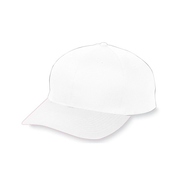 Youth six panel cotton twill low profile cap with pro-style crown.... from ASI 37461 Augusta Sportswear / Holloway Sportswear Inc